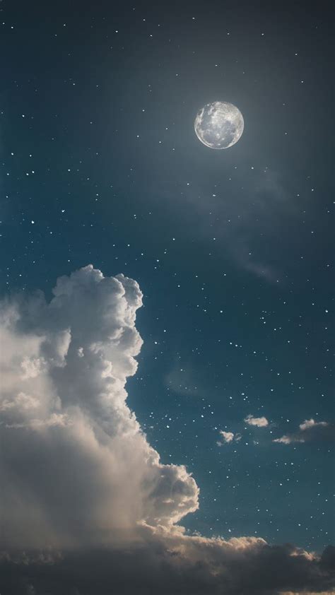 Night sky aesthetic wallpaper #wallpaper #iphone #android #background # ...