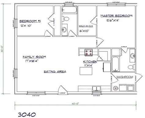 Beautiful 2 Bedroom House Plans 30x40 - New Home Plans Design