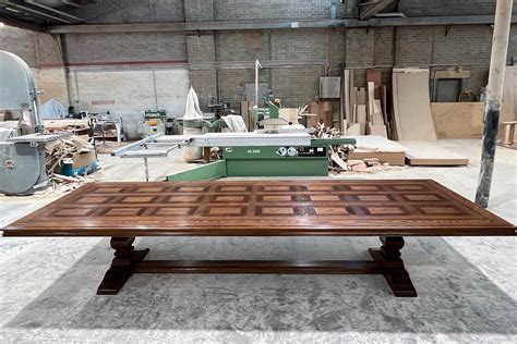 Australian Made Large Custom Parquetry Dining Table | Mark Alexander