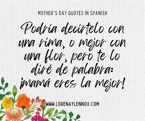 50+ Sweet Mother's Day Quotes in Spanish to Celebrate Your Mamá This ...