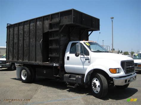 2001 Ford F650 Super Duty XL Regular Cab Dump Truck in Oxford White photo #2 - A24407 | Truck N ...