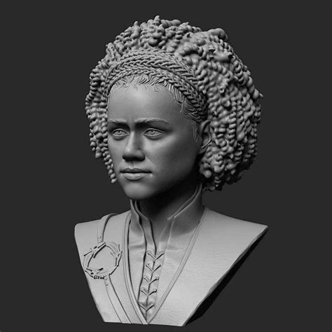 Game of Thrones – Missandei Bust – STL Files for 3D Print – 3D Kiee Shop