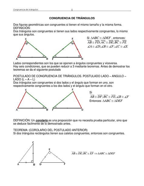 Imágenes De Triángulos Congruentes - Peanit.blogspot.com