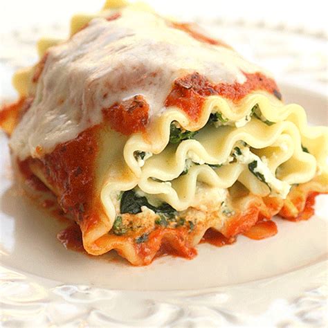Spinach Rolls, Spinach Lasagna Rolls, Veggie Lasagna, Veggie Rolls, Best Pasta Recipes ...