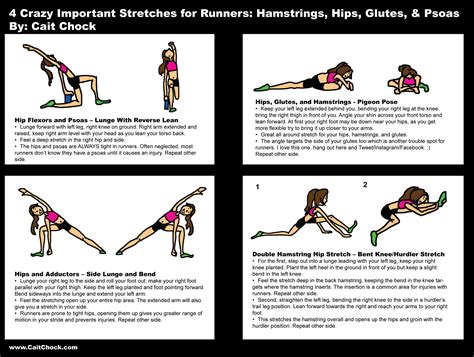 4 Crazy Important Stretches for Runners: Hamstrings, hips, glutes, and psoas