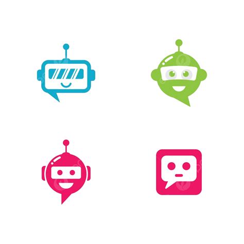 Chat Bot Symbol And Logo Vector Icon Isolated Chatting Bot Vector ...