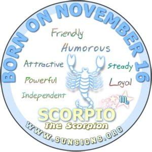 November 16 Zodiac Horoscope Birthday Personality - SunSigns.Org