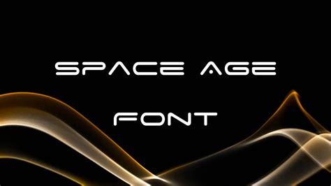 Space Age Font Free Download