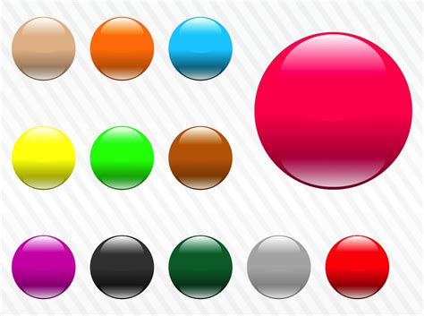 Glossy Buttons Vector Art & Graphics | freevector.com