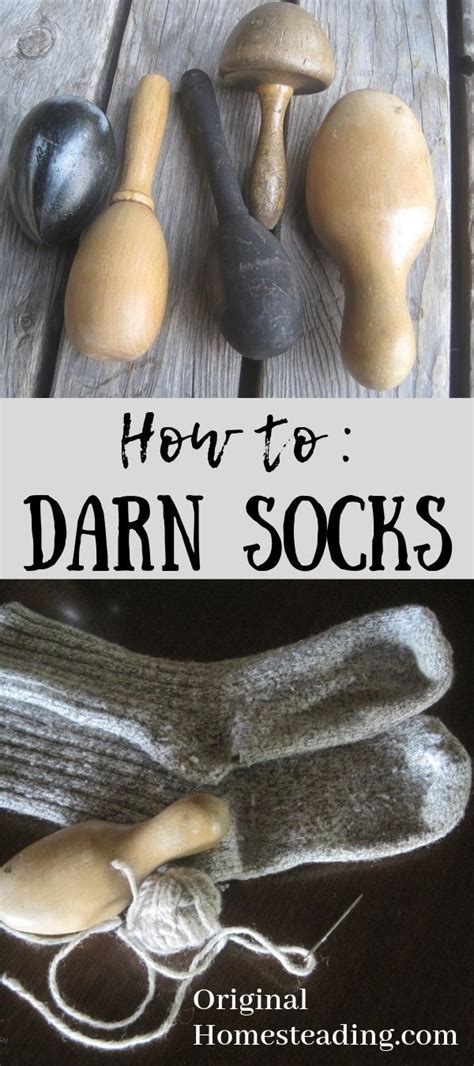 Darning Socks: Learn How to Darn a Sock Today! | Darning, How to darn socks, Make do and mend