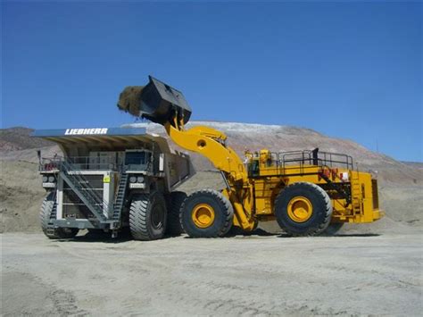 OPEN PIT MINE: Big heavy equipment in the world