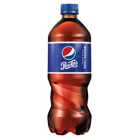 Pepsi Cola Real Sugar Soda, 20 fl oz - Kroger