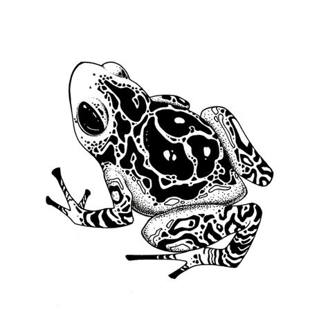 Poison Frog Art Print by Unholy Polly | Small tattoos, Tattoos, Black ink tattoos