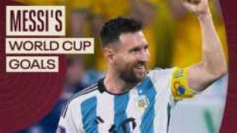 Watch all of Messi's World Cup goals so far - One News Page