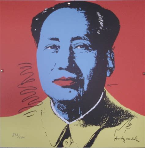 Andy Warhol Mao Zedong portrait Lithograph