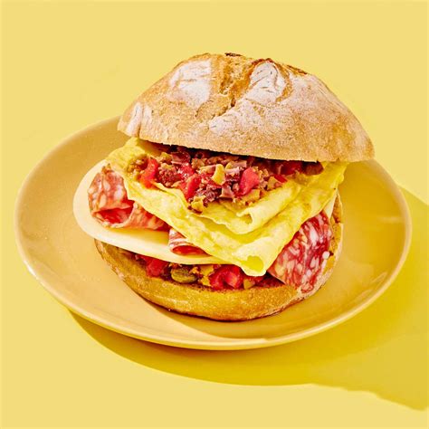 Salami, Egg & Provolone Sandwich Recipe | EatingWell