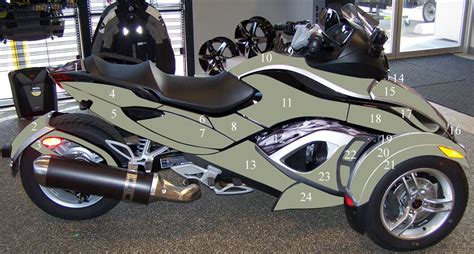 ALLPOWERSPORTSGRAPHICS.COM CUSTOM CAN-AM SPYDER GRAPHICS KITS