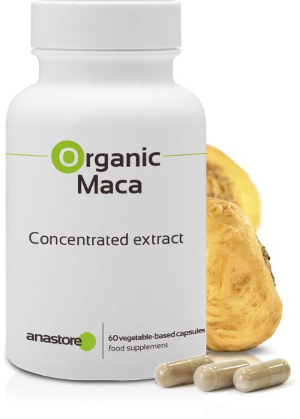 Organic maca, 120 capsules