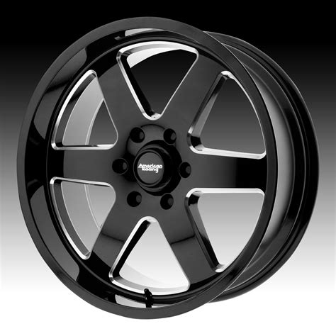 American Racing AR926 Patrol Black Milled Custom Wheels Rims - AR926 / Patrol - Discontinued ...