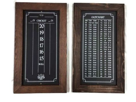 Dart Scoreboard / Cricket Scoreboard / 501 Scoreboard / Chalk | Etsy | Dart board, Scoreboard ...