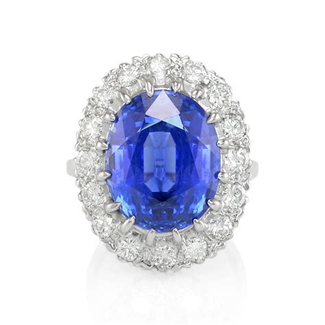 Blue Sapphire Princess Diana Ring - The Natural Sapphire Company Blog