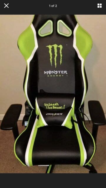 Monster Energy DXRacer Oh/rz55/gaming Chair Racing BRAND for sale online | eBay