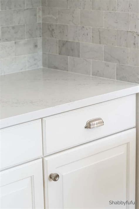 White Kitchen Carrara Marble Backsplash – Things In The Kitchen