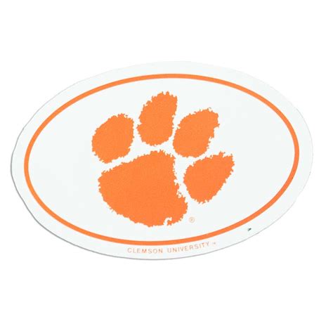 Clemson Paw Print That You Can Print Out - ClipArt Best