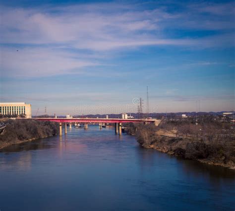 Bridge Over Cumberland River Stock Photo - Image of nature, united ...