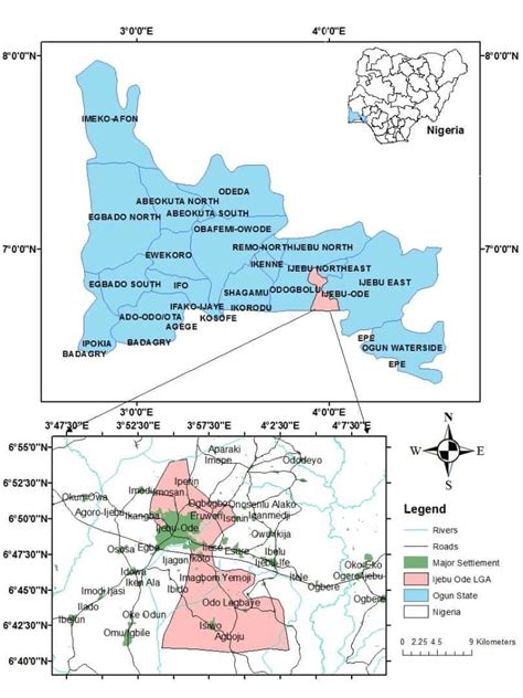 Ijebu Ode's Spatial Map (Otto, 2022). | Download Scientific Diagram