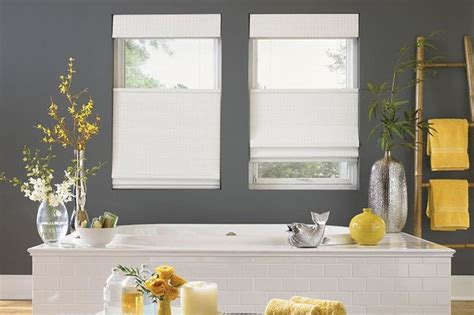 WHITE WOVEN WOOD SHADES - Bathroom WOVEN WOOD BLINDS Lafayette Manh Truc - Modern - Bathroom ...