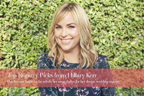 Hillary Kerr's Top Wedding Registry Picks - Pottery Barn