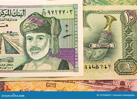 Close Up Omani Rial Currency Note OMR Stock Image - Image of gulf ...