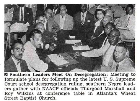 Civil Rights Leaders Meet on SCOTUS Desegregation Ruling - Jet Magazine June 16, 1955 | Civil ...