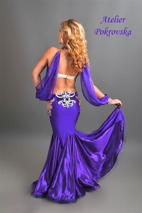 Purple Dream Professional Belly Dance Costume From Atelier Pokrovska - Etsy | Belly dance dress ...