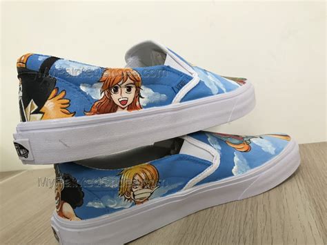 One Piece Vans Anime Vans Custom Vans Hand Painted Shoes