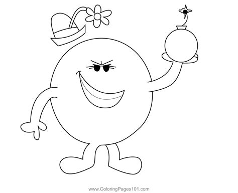 Little Miss Bossy Coloring Page for Kids - Free Mr. Men Printable ...