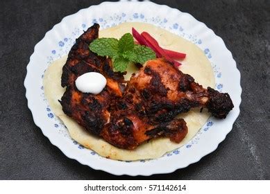 Arabian Grilled Chicken Called Al Faham Stock Photo 571142632 ...