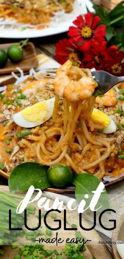 Pancit Luglug Easy | Recipe | Yummy pasta recipes, Pancit, Recipes