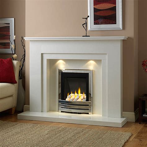Contemporary Marble Fireplace