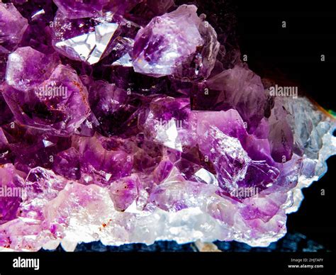 Amethyst Crystal February Birthstone Stock Photo - Alamy