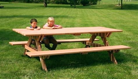 Wood 8 Ft Picnic Table Cover PDF Plans