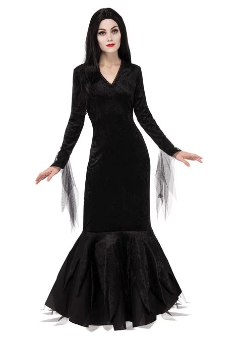 Women's Addams Family Morticia Costume