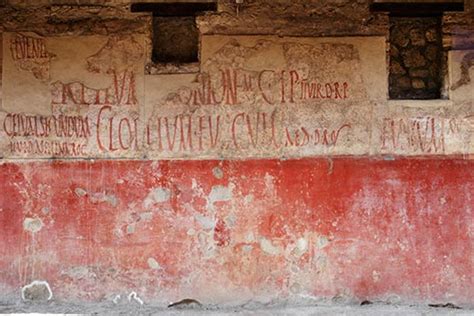 Ancient Graffiti At Pompeii: Early Wall Posts And Political Slogans | ITALY Magazine