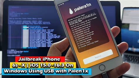 How to Jailbreak iPhone 6s - X | iOS 15.0 16.3 On Windows Using USB with Palen1x - ICTfix