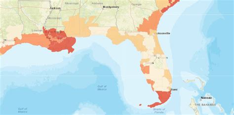 Map Of Florida Sea Level Rise - Gisele Ermentrude