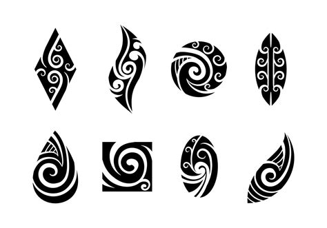 Set of Koru Maori Vector | Koru tattoo, Maori tattoo designs, Maori tattoo