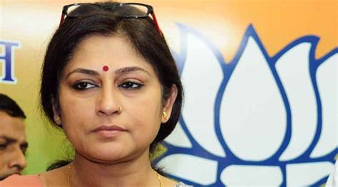 Roopa Ganguly | Roopa's sudden outburst on ticket distribution adds to BJP’s civic ache ...