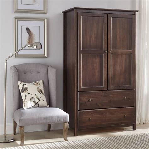 Our Best Bedroom Furniture Deals | Wood armoire, Solid wood armoire ...