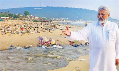 Waterman, rajendra singh appeal to save Visakhapatnam beaches